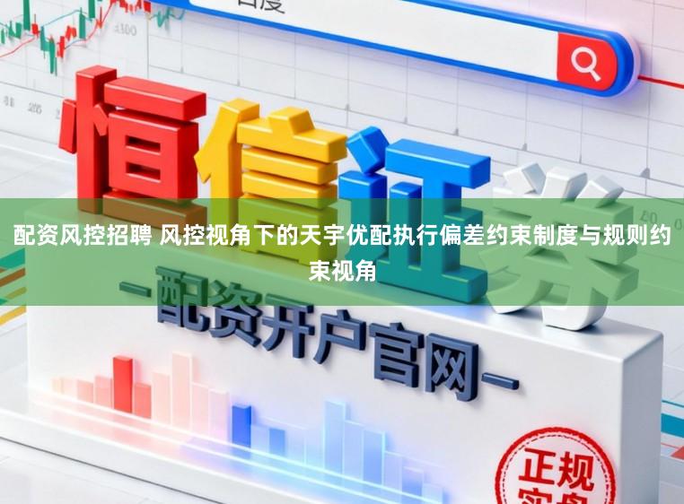配资风控招聘 风控视角下的天宇优配执行偏差约束制度与规则约束视角