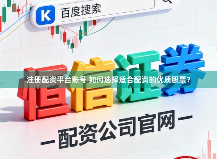 注册配资平台账号 如何选择适合配资的优质股票?