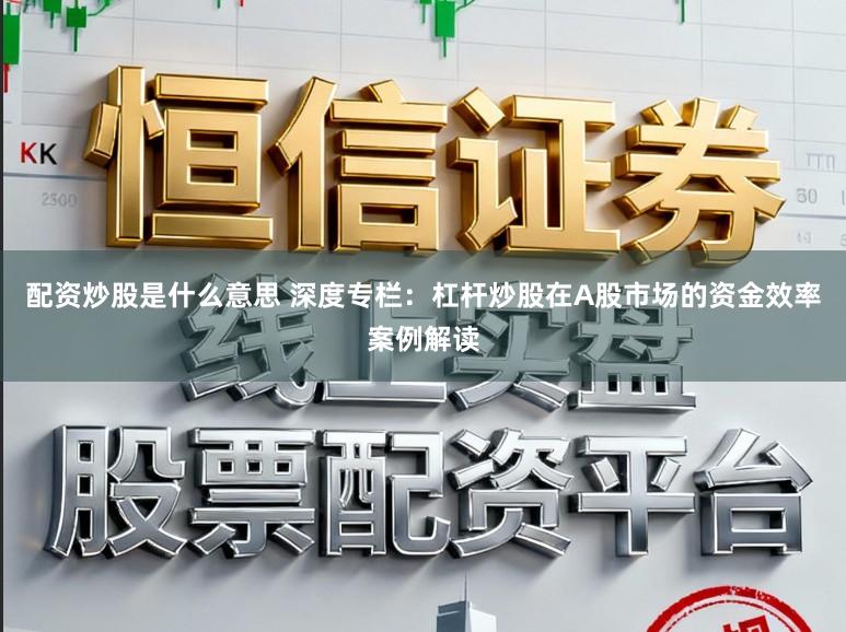 配资炒股是什么意思 深度专栏：杠杆炒股在A股市场的资金效率案例解读